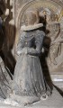 Kaufmannskirche Erfurt, Epitaph Sigismund von der Sachsen, Detail Stifterfigur, Vorzustand