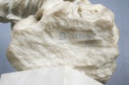 Skulptur — „Bildnisbüste der Amalbergis“ Detail (Vorzustand)
