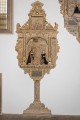 Kaufmannskirche Erfurt, Epitaph für Hans Ziegler - Das Schmuckepitaph nach der Konservierung und Restaurierung. Der ursprüngliche farbige Gestaltungswille ist nach der Reinigung und Freilegung wieder erfahrbar. (Foto: Candy Welz)