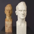Das Original und die Kopie als 3D-Druck (Polymergips) in identischer Größe.