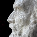 Plastik — „Portait Ernst Haeckel“ (während der Reinigung mit Laponite® RD-Gel)