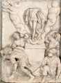 Epitaph des Heinrich von Bünau – Relief "Auferstehung", Endzustand